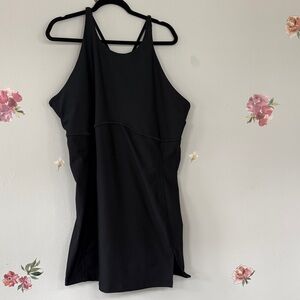 Black Athletic Tank Dress